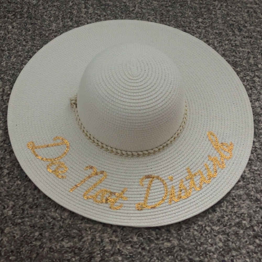 David and Young Cream and Gold Sun Hat